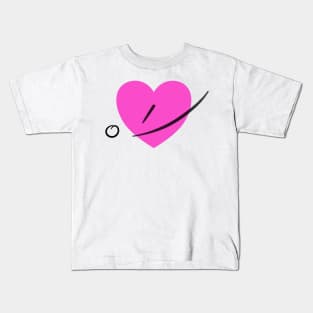 “I ❤️ Shorthand” in Gregg Shorthand Kids T-Shirt